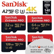 SanDisk Extreme Pro 32GB 64GB 128GB V30 200MB/S  A2 MicroSD Micro SD Card Memory Card Camera GoPro A