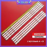SAMSUNG 46H5303 TV LED BAR - 1 set of 8 A + B bars, 100% NEW, D3GE 460SMB R1