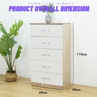 Furniture Direct Premium Grade HIRANO 2 over 3 Chest Drawer