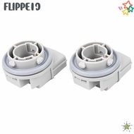 FLIPPE1J 2PCS Turn Signal Bulb Socket, Copper Terminals 15.5mm Interface Brake Light Socket Holder, 