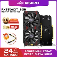 AISURIX AMD Radeon RX 5500XT 8GB VGA CARD GDDR6 128BIT New Video Card