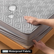 Waterproof Thicken Mattress Cover Pad Protector Washable Jacquard Fitted Sheet Latex Mat Bed Cover 120X200 120/150/180/200X200cm