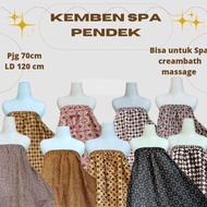 Kemben Batik Salon Spa facial creambath scrub short size price