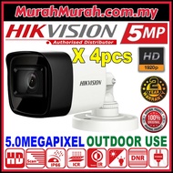 HIK HIKVISION 5MP 1920P Full HD Outdoor IR INFRARED Bullet TVI 5.0MP Camera X4PCS DS-2CE16H0T-ITF CC
