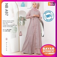 NIBRAS GAMIS TERBARU 2021 BAJU GAMIS MERK NIBRAS WANITA BRANDED ORIGIN