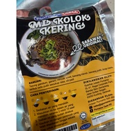 Mee kolok kering bersama Perencah (Instant Mee Kolok)