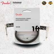 Fender Professional Series Instrument Cable, 1ft, Black