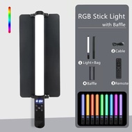 Selens RGB ไม้ส่องแสงไฟหลอดแบบมือถือแฟลชวิดีโอไฟ LED ปรับได้สำหรับสตูดิโอถ่ายภาพ Tiktok