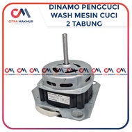 Dinamo Wash Mesin Cuci Sharp 2 Tabung 7 8 kg kaki 3 Gulungan Motor AL Pencuci 6 kilo as 10mm Sepul Penggiling Bilas