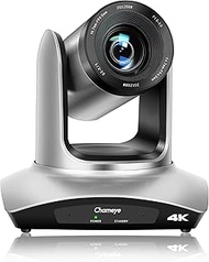 Chameye 4K PTZ Camera 20x Optical Zoom 4K HDMI, Conference Camera with HDMI/USB3.0/IP/PoE for Video 
