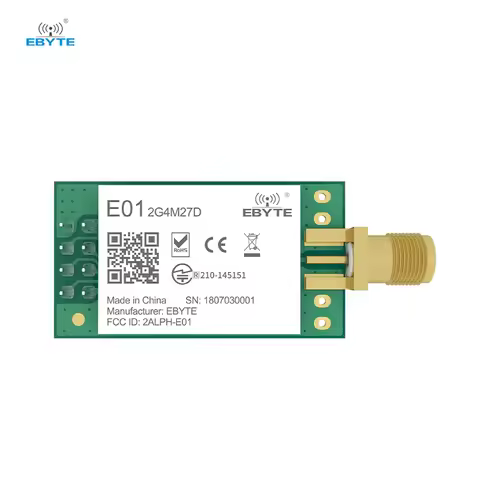 2PCS nRF24L01 PA LNA nRF24L01P 2.4GHz Module 27dBm Wireless Transceiver Module Long Distance Small S