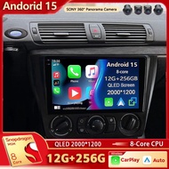 Android 15 Car Radio Multimedia Player For BMW 1 Series E88 E82 E81 E87 2004 - 2012 Auto Carplay Car