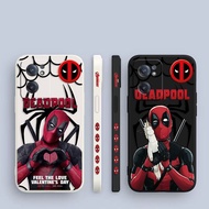 Cheeky Marvel Deadpool Side Printed Liquid Silicone Phone Case For ONE PLUS 9R  9 8T 8 7T 7 6 Pro NORD 2 3 5G ACE 2V