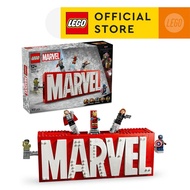 LEGO Super Heroes Marvel 76313 MARVEL Logo & Minifigures (931 Pieces)