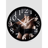 jam dinding besar jam dinding digital Professional Gym Yoga Studio Practice Room Wall Clock Home Dec