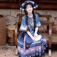 March 3 Ethnic Style Miao-Inspired Embroidered Long Sleeve Suit