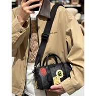 New Men's Classic Logo Canvas Pattern Badge Commemorative Edition GOTHAM No. 24 Luggage Bag/Pillow B