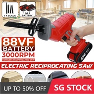 Handsaw Saber Saw Multifunction Saw Cordless Reciprocating Saw for Metal Wood Pipe Cutting Saw with 