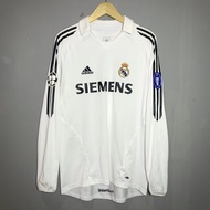 Jersey Original Real Madrid Home 2005/2006 LongSleeve Beckham - M