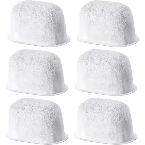 6 Pack Water Filter for Breville Espresso Machine - Compatible Breville BWF100 Coffee Maker Charcoal
