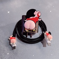 Cute Crayon Shin-Chan VIVO 80W Charger Protector VIVO V27e Charger Case Model V8073L0A0 Black Color 