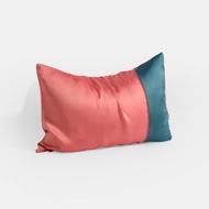 Vỏ Gối Nằm Gòn Bedding Lụa Satin Premium Cao Cấp Phối 2 Màu Trơn 50x70 cm