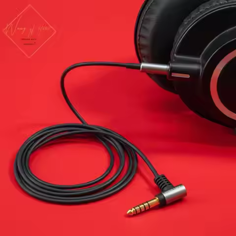 Hifi Occ Audio Cable For Audio Technica ATH M50x M40x M70x M60X Headphone BALANCED 2.5mm 4.4mm Plugs