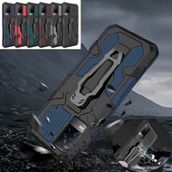 Vivo V21e 4G V21 5G Case Hybrid Armor Shockproof Stand Cover With Belt Clip