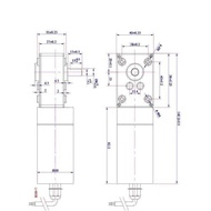 5840-31Zy Waterproof High Torque DC 12V 24V Worm Gear Motor
