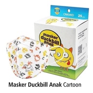 Miliki Masker Duckbill Anak/ Masker Karakter