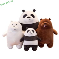FUZOU We Bare Bears Children Toy Cuddly Plush Pillow Home Decoration Three Bear Cartoon Doll Plush Doll