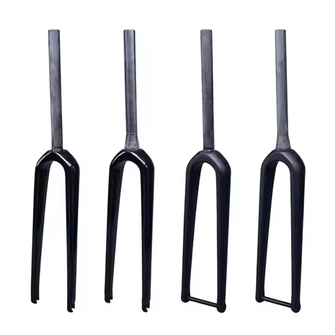 Bicycle Front Fork Carbon Fiber Fork Road Bike Forks Gravel Bike Fork 700C*55C Thru Axle 12*100mm or