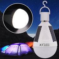 ERANPO LED Solar Bulb 12W E27 Tent Camping Fishing waterproof Lamp Rechargeable solar power light Co