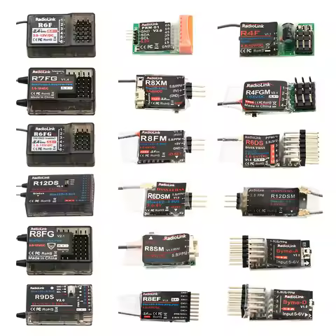 For Radiolink R12DSE R12DS R9DS R8SM R8EF R8FM R8F R7FG R6DS R6DSM R6FG R6F R4FG Rc Receiver 2.4G Si