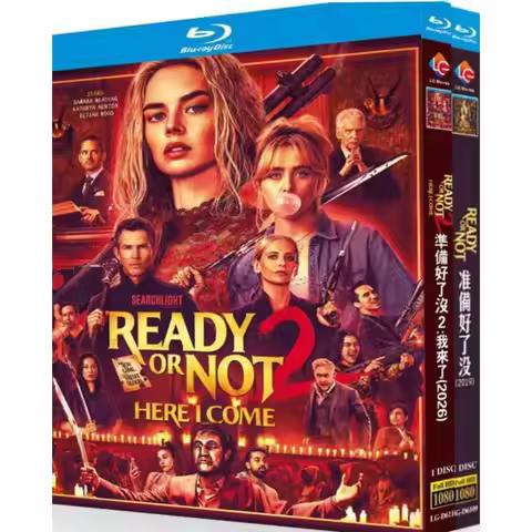 Ready or Not (1+2) 2-D New Sealed Box Set Blu-ray Disc Audio: English