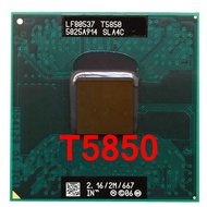 T5850 CPU Duo Core2 (แคช2M,2.16GHz, 677MHz FSB) โปรเซสเซอร์แล็ปท็อป