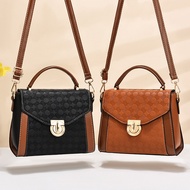BBD Flap Square Embossed Detail Sling Bag Beg Tangan Perempuan Murah CS336
