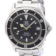TAG HEUER 專業計時碼錶 鋼錶帶石英男士腕錶 973.006