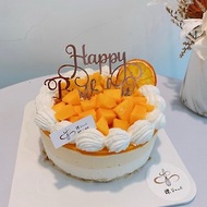 芒果百香慕斯蛋糕 芒果 生日蛋糕 鑠甜點 芒果蛋糕 蛋糕 甜點