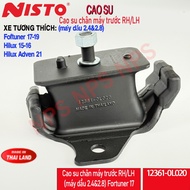 Front tripod rubber RH/LH Fortuner (diesel engine 2.4&2.8) 17 (Nisto Thai)