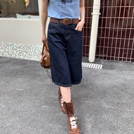 Retro 5-Point Jeans - Stylish Women's Mid-Rise Pants | Non-Refundable Offer