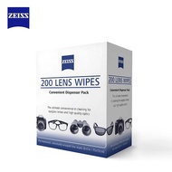 เยอรมนี Zeiss ทำความสะอาดเลนส์เปียก ๆ กระจกกล้องโทรศัพท์มือถือกระจกเช็ดกระดาษเช็ดผ้าใช้แล้วทิ้ง 200