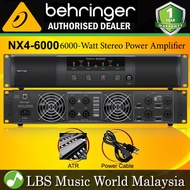 Behringer NX4-6000 Ultra Lightweight 6000 Watt Class D Power Amplifier Amp (NX46000 NX4 6000)