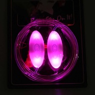LED Battery Powered Operated Light Shoelace (Pink)