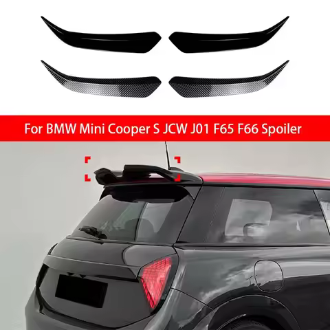 For BMW Mini Cooper S JCW J01 F65 F66 Spoiler Black Carbon Tuning Car Styling Accessories 2025