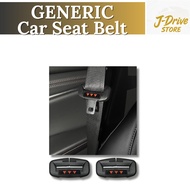 Silicone Seat Belt Buckle Cover for Honda N-BOX/N-WGN JF3-JF6, Black, Set of 2