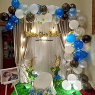 Backdrop dekorasi ulang tahun / akikah/ aqiqah