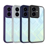 Case Vivo Y22S Y22 Casing Fashion Frosted Transparent Cover For Vivo Y22S Phone Case