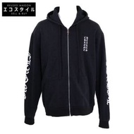 Chrome Hearts [成色極佳] 馬蹄形臂標 CH Plus 全印花 Tagger 拉鍊連帽衫 M 碼 [二手]