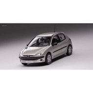 [Ready Stock 1 Item] Norev 1/43 Peugeot 206 xt Silver Lacquer Rash Multiple Perfectionism Do Not Dis